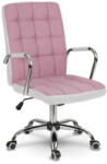 Sofotel Scaun de birou, Sofotel Benton, roz, 95-105 cm, tapițerie din piele ecologică, spătar ergonomic, mecanism de balans, reglare pe înălțime cu lift pe gaz, roți cauciucate, sarcină maximă 120 kg