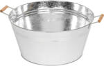 Strend Pro Lighean de spălat, Strend Pro, argintiu, 35 l, oțel galvanizat, diametru: 50 cm, înălțime: 24 cm, rotund