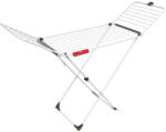 Vileda Uscător de rufe Vileda Extra, 20 m suprafață de uscare, alb, cu cadru în formă de X, cu accesoriu rabatabil, cu roți și sistem de blocare de siguranță
