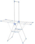 MagicHome Uscător de rufe MagicHome CD146, gri, 155 × 69 × 98/194 cm, cu suprafață de uscare de 14 m, cu cadru metalic robust, cu bară superioară pentru textile mai mari, pentru utilizare la interior