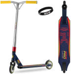 Poolx Trotinetă de cascadorii, SOKE PRO, albastru închis, 85 cm, roți PU 88A de 11 cm, rulmenți ABEC-9, ghidon Y din aluminiu, compresie HIC, frână Flex Fender Trotineta
