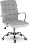 Sofotel Scaun de birou, Sofotel Benton, gri deschis, 95-105 cm, tapițerie din piele ecologică, spătar ergonomic, mecanism de balans, reglare pe înălțime cu piston pe gaz, roți cauciucate, capacitate de încărc