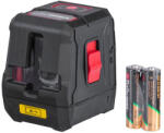 Strend Pro Nivela laser, Strend Pro Industrial AK011R, negru, rază roșie, 15 m rază de acțiune, autonivelantă, pentru interior, pe baterii (2 x AA, incluse)
