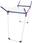 Leifheit 81570 Pegasus 150 Solid Slim uscător de rufe, alb, cu suprafață de uscare de 15 m, cu lățime de 55 cm, cu aripi laterale de 105 cm înălțime, cu 2 suporturi EasyClip pentru cleme, pentru utilizare la i