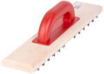Strend Pro Rindea, Strend Pro, mâner roșu, 45 × 9 cm, bază din lemn, pilă din oțel, mâner din plastic, pentru beton celular
