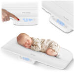 Nukido Cântar electronic pentru bebeluși, Nukido NK-951, alb, precizie 5 g, bandă de măsurare integrată 60 cm, capacitate: 40 kg, pe baterii (2 x AAA, incluse) Cantar baie