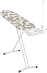 Leifheit 72567 Air Board Express L Solid masă de călcat, albă, cu suprafață de călcat 130 × 38 cm, husă din bumbac perforată, permeabilă la abur, pentru fiare cu abur, reglabilă între 76-98 cm