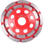 Strend Pro Premium Disc diamantat de șlefuit, Strend Pro Premium CGW22, roșu, 115 x 22, 23 mm, maxim 11 200 rotații/minut, dublu rând, pentru beton și piatră, pentru șlefuire umedă și uscată