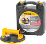 Strend Pro Ridicător cu ventuză pentru sticlă, Strend Pro, galben/negru, diametru: 20 cm, 1 ventuză, cu vacuum, manometru integrat, capacitate de încărcare 120 kg