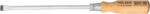 Bahco Șurubelniță, Bahco 9710-14-250, natural, lungimea tijei: 250 mm, diametru: 14 mm, plată, tijă din oțel crom-vanadiu, mâner din lemn Surubelnita