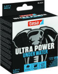tesa Bandă adezivă, Tesa Ultra Power Under Water, negru, 5 cm x 1, 5 m, puternică, rezistentă la apă, rezistentă la UV, rezistentă la intemperii, extra groasă