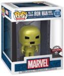 Funko Figurină Funko Pop! Deluxe Marvel Hall of Armor: Iron Man Model 1 Golden Armor - Metallic, PX Previews Exclusive #1035 Figurina