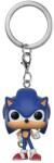 Funko Pocket Pop! Sonic the Hedgehog - Sonic gyűrűvel kulcstartó