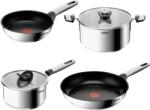 Tefal Set de vase pentru gătit EMOTION+, set de 6 buc, oțel inoxidabil, Tefal (TEF2100145537)