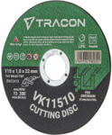 Tracon Electric Tracon VK11510 Vágókorong 115x1, 0x22mm (VK11510) - elektrikstore
