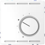 Schneider Electric Merten MEG5762-6035 Szobatermosztát váltóérintkezővel 10 A 250V AC lótuszfehér - System-D (D-Life / D-Antik) (MEG5762-6035)