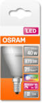 OSRAM Star+ LED RGBW fényforrás (izzó), távírányítóval, kisgömb forma, matt búra, E14 foglalat, 5, 5W, 470lm, 2700K meleg fehér ( 4058075430877 ) (4058075430877)