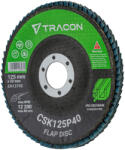 TRACON Tracon CSK125P40 Csiszolókorong 125x22mm, P40 (CSK125P40) - elektrikstore