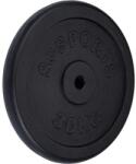SC Sports Öntöttvas tárcsa 30 kg átmérő 30/31 mm fekete (10001814-691) - kokiskashop Súlytárcsa