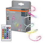 OSRAM TV hangulatfény LED szalag USB távirányítóval, RGB, beltéri, fehér, 4 W, műanyag, IP20, hossz: 1500 mm, dimmelhető ( 4099854449031 ) (4099854449031)