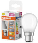 OSRAM Star LED fényforrás (izzó) kisgömb forma, matt plasztik búra, B22d foglalat, 5, 9W, 806lm, 2700K meleg fehér ( 4058075654310 ) (4058075654310)
