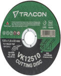 Tracon Electric Tracon VK12510 Vágókorong 125x1, 0x22mm (VK12510) - elektrikstore