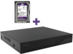 Techson TCR I12 S08-NS 8 csatornás IP rögzítő + 1 TB HDD (TCRI12S08NS_1TB_HDD) - alarmkucko