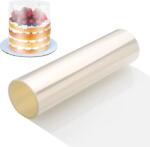 Zocipro acetát tortaszegély fólia - 30x10 cm, átlátszó