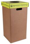 REY Szelektív hulladékgyűjtő, betétdíjas palackoknak, újrahasznosított, 50 l, RECOBIN "Office (URE032)