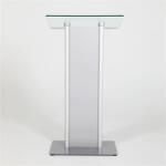 Casio Előadói pulpitus, üveg fedlap, előlappal, 111 cm (IC3246)