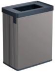 TECHNOKOL Szelektív hulladékgyűjtő, fedél nélküli, 54 liter, CURVER "Verto Recycle", szürke/fekete (UCVER54F)