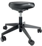 PARKER Munkaszék, görgős, ergonomikus, LEITZ "Ergo Comfort", sötétszürke (E65780095)