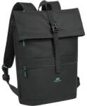Victoria Notebook hátizsák, 15, 6", rolltop, 15L, RIVACASE "Gremio ECO 5567", fekete (NTRG5567B)