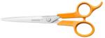 CANON Hajvágó olló, 17 cm, FISKARS "Classic", narancssárga (IF1075062)