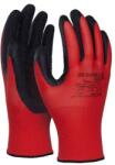 COLGATE Védőkesztyű, latex, DONAU "Safety", 10/XL méret, piros (D3202112110)