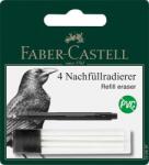 DURABLE Pótbél precíziós radírstifthez, 4 darabos, FABER-CASTELL (TFC185697)