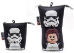 SIÓ Tolltartó, cipzáras, pop-up, LEGO "Star Wars Stormtrooper/Han Solo", fekete-mintás (L53461)