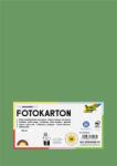468 Dekorkarton, 2 oldalas, A4, 300 g, 50 lap, FOLIA, mohazöld (FL6145053)