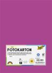 468 Dekorkarton, 2 oldalas, A4, 300 g, 50 lap, FOLIA, sötétrózsaszín (FL6145021)