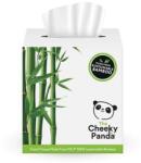 LIBRESSE Kozmetikai kendő, bambusz, 3 rétegű, 56 lap, CHEEKY PANDA, fehér (KHH899)