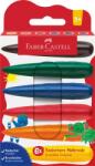 DURABLE Zsírkréta készlet, FABER-CASTELL, 6 különböző szín (TFC120409)