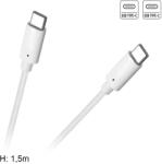 Cabletech KPO4025-1.5 USB kábel, USB 3.0 Type-C dugó - dugó kábel, 1, 5m (KPO4025-1.5)