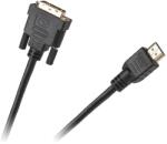 Cabletech DVI - HDMI kábel, DVI 24+1 PIN, fekete, 1, 8m (KPO3701-1.8)