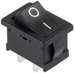 Cabletech PRK0001A. 1 Billenőkapcsoló, kétállású ON-OFF, fekete, 250V 3A (PRK0001A.1)