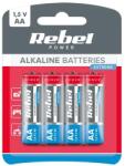 Rebel BAT0097B Alkáli elem REBEL EXTREME AA LR06 4db/bl (BAT0097B)