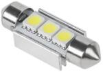 VIPOW Autós LED izzó sofita 36mm 3LED Canbus 2db/bliszter (ZAR0381)