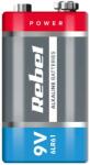 Rebel BAT0062 Alkáli elem REBEL 6LR6 9V /db (BAT0062)