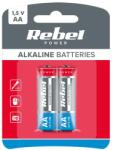 Rebel BAT0067B Alkáli elem VIPOW LR06 2db/bl (BAT0067B)