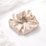 INTIMEO Selyem hajgumi scrunchie mulberry 6A bézs XL nagy 6cm (scrunchiexl)