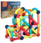 Click4toys Mágneses Építőkockák Gyerekeknek Nagy Kreatív Oktató Szett 128 Db-os (5098)